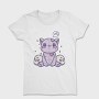 Pastel Goth Stuffed Cat, Tricou Femei