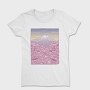 Pastel Sakura Mount Fuji, Tricou Femei