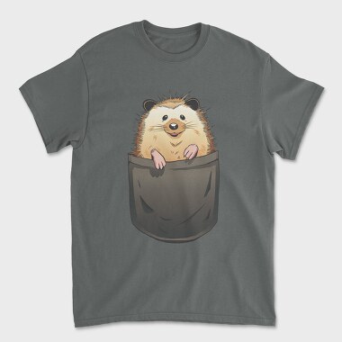 Hedgehog In Pocket, Tricou Barbati (Unisex)