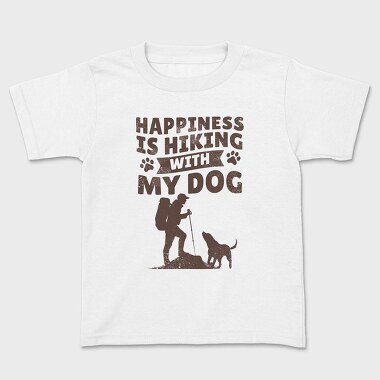 Hiking With Dog My, Tricou Copii