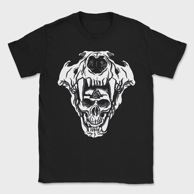 Cool Viking Skulls Bear Man, Tricou Barbati (Unisex)