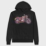 Hippie Motorcycle, Hanorac Oversize Barbati (Unisex)