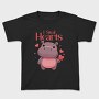 Hippo Heart Valentine, Tricou Copii
