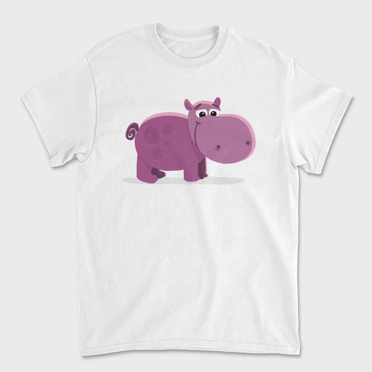 Hippo Huggable, Tricou Barbati (Unisex)