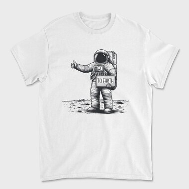 Hitchhiking Astronaut, Tricou Barbati (Unisex)