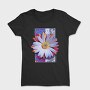 Holographic Lily Flower, Tricou Femei