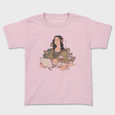 Home Office Mona Lisa, Tricou Copii