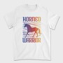 Horned Warrior Unicorn Animal Sunset, Tricou Barbati (Unisex)