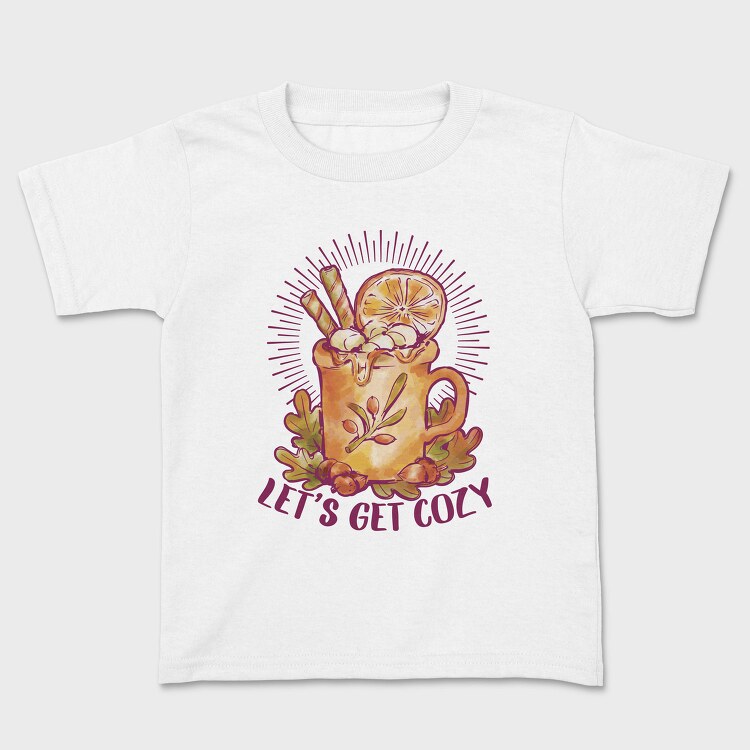 Hot Cocoa Autumn Drink, Tricou Copii