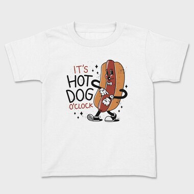 Hot Dog Cartoon Oclock, Tricou Copii