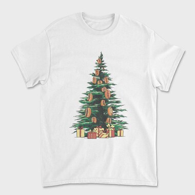Hot Dog Christmas Tree, Tricou Barbati (Unisex)