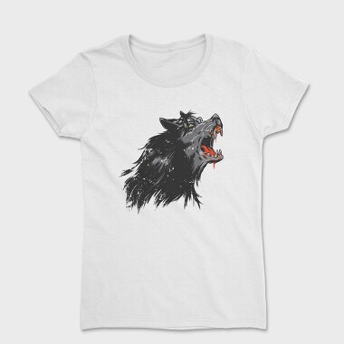 Howling Werewolf Cartoon, Tricou Femei