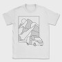 Mountain Van Monochrome, Tricou Barbati (Unisex)