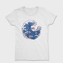 Wave With Koi Fishes, Tricou Femei