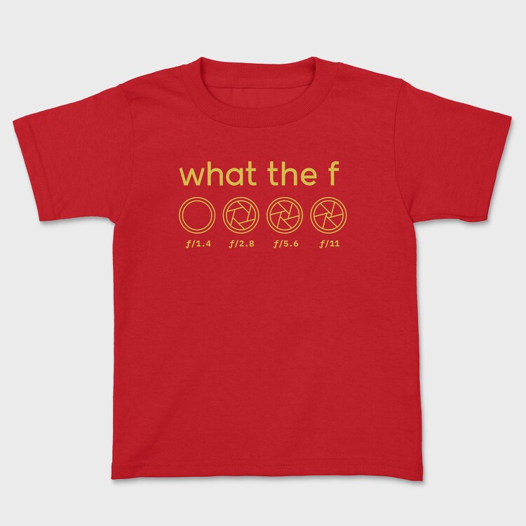 What The F Photography Photographers 03, Tricou Copii