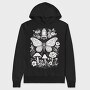 Whimsical Cottagecore Moth, Hanorac Oversize Barbati (Unisex)