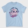 Wholesome Axolotl I Like You A Lot Quote, Tricou Barbati (Unisex)