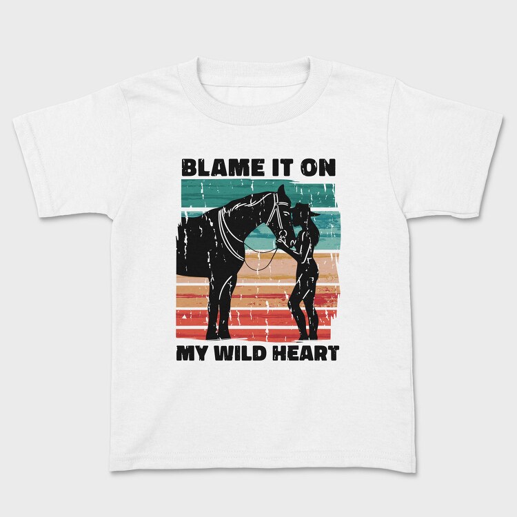 Wild Heart Horse My, Tricou Copii