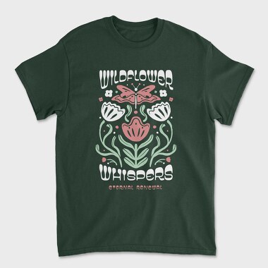 Wildflower Whispers Butterfly, Tricou Barbati (Unisex)