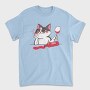 Wine Cat Drunk, Tricou Barbati (Unisex)