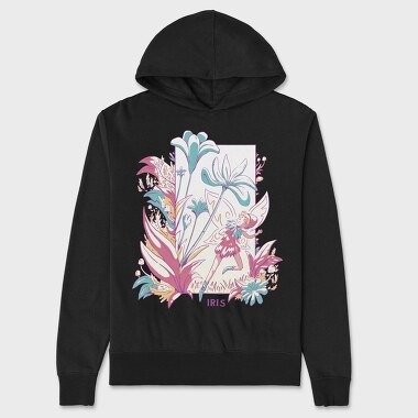 Winged Fairy In Flower Field Fairy Core 10, Hanorac Oversize Barbati (Unisex)