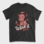 Winking Devil Pun Cartoon Girl Halloween, Tricou Barbati (Unisex)