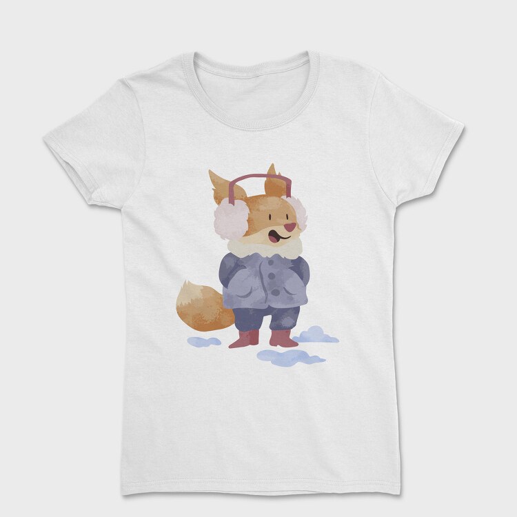 Winter Fox Friend, Tricou Femei