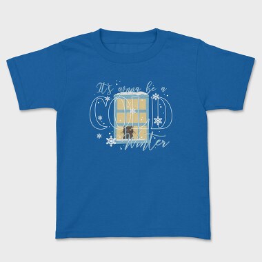 Winter Window Cat, Tricou Copii