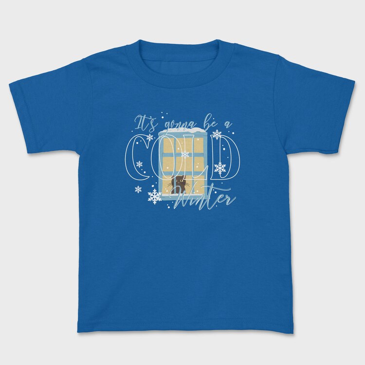 Winter Window Cat, Tricou Copii