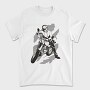 Person With Motorcycle Motorcyclist, Tricou Barbati (Unisex)