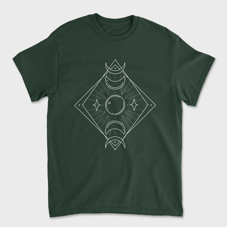 Phases Of The Moon Magical, Tricou Barbati (Unisex)