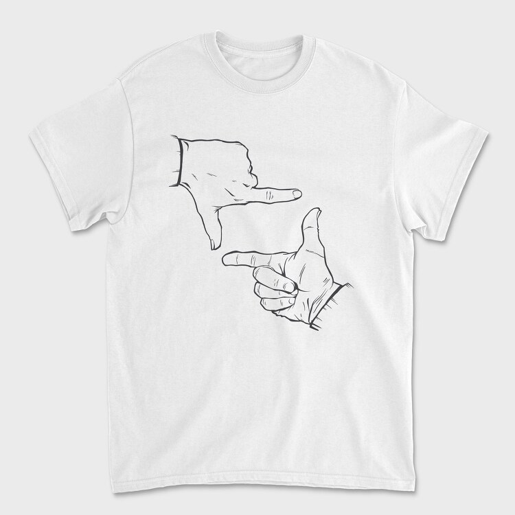 Photographic Hands Photo, Tricou Barbati (Unisex)