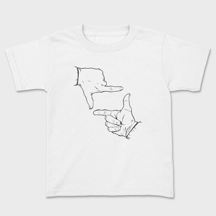 Photographic Hands Photo, Tricou Copii