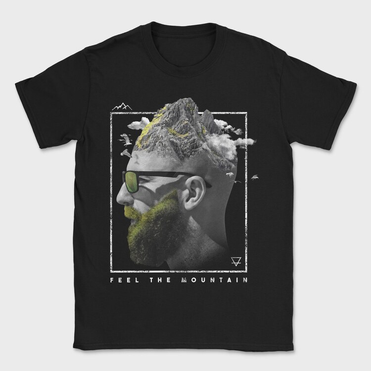 Mountain Head, Tricou Barbati (Unisex)
