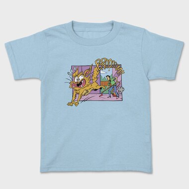 Scared Cat Funny Vacuuming, Tricou Copii