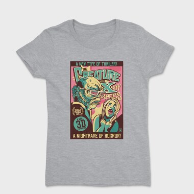 Scary Creature Retro Poster X Rays, Tricou Femei