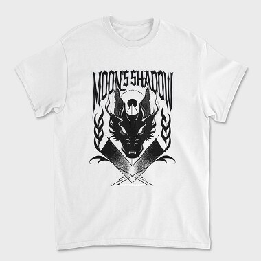 Scary Dragon Shadow Dark Animals Wolf Tote, Tricou Barbati (Unisex)