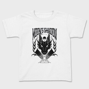 Scary Dragon Shadow Dark Animals Wolf Tote, Tricou Copii