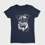 Schnauzer Dog Illustration, Tricou Femei