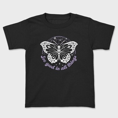 See Good Butterfly Tote, Tricou Copii