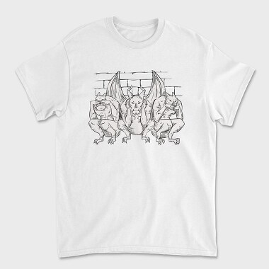 See No Evil Gargoyles, Tricou Barbati (Unisex)