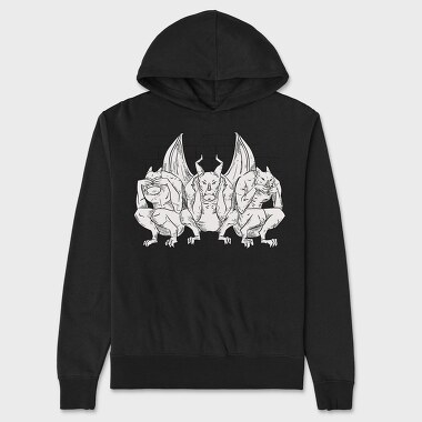 See No Evil Gargoyles, Hanorac Oversize Barbati (Unisex)