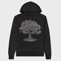 Serene Oak Tree, Hanorac Oversize Barbati (Unisex)