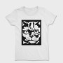 Serious Cat Cat Obey, Tricou Femei