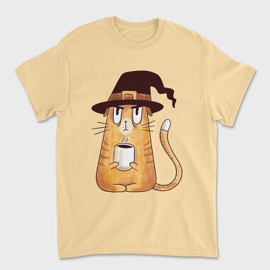 Serious Witch Grumpy Cat, Tricou Barbati (Unisex)