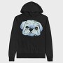 Shih Tzu Dog Portrait, Hanorac Oversize Barbati (Unisex)
