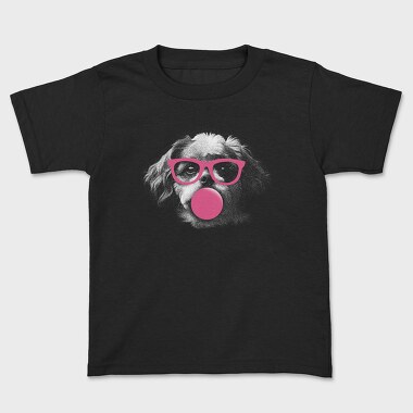 Shih Tzu Dog With Glasses, Tricou Copii