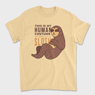 Human Sloth Quote Im A Sloth, Tricou Barbati (Unisex)