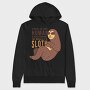 Human Sloth Quote Im A Sloth, Hanorac Oversize Barbati (Unisex)