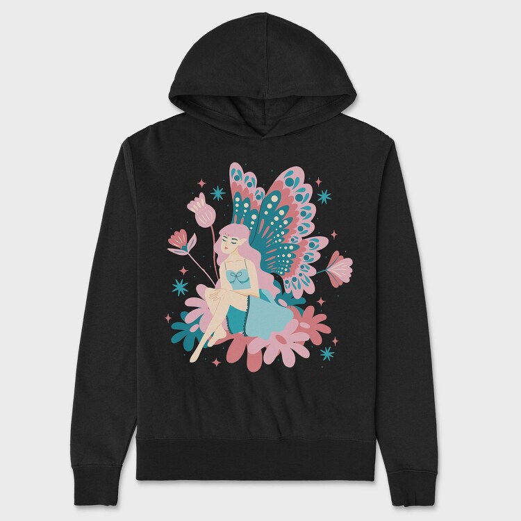 Magical Fairy In Nature, Hanorac Oversize Barbati (Unisex)